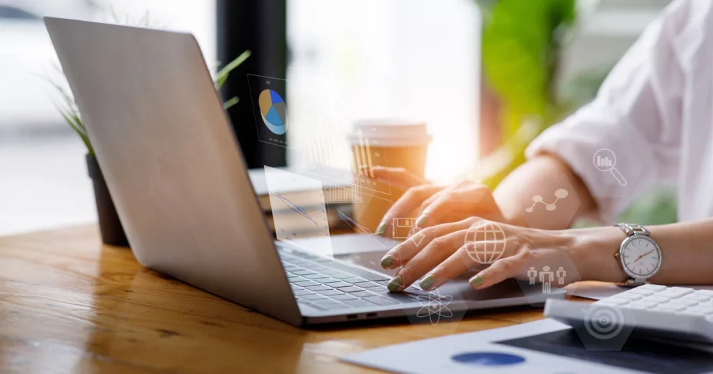 Chartered accountant managing collaborative pre-accounting via an Approved Platform